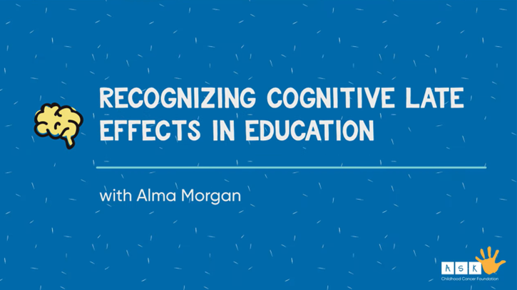 Recognizing Cognitive Late Effects in Education